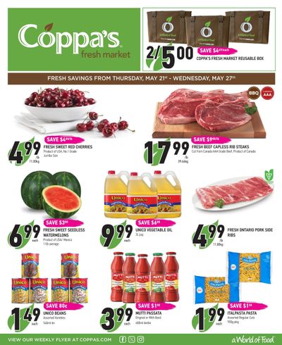 Coppa's Fresh Market Flyer May 21 to 27