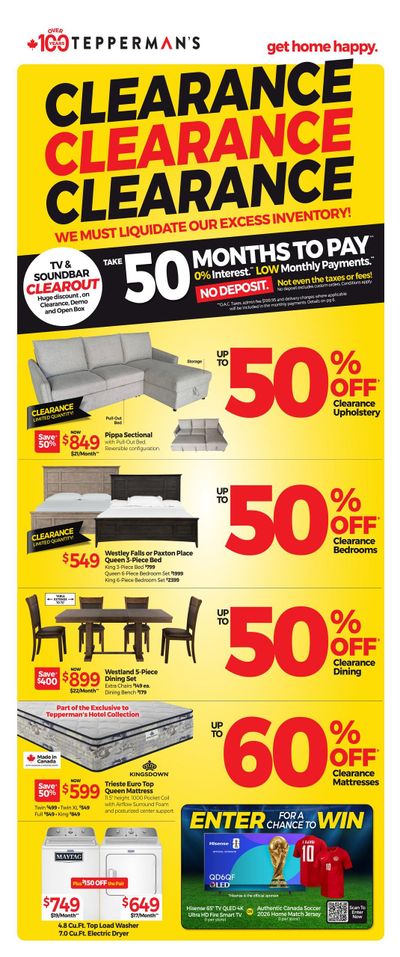 Tepperman's Flyer May 22 to 28