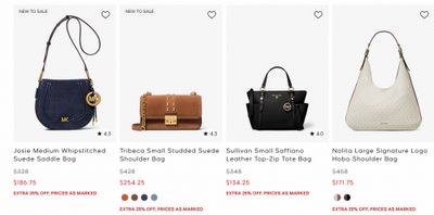 Michael Kors & Outlet Canada: Extra 25% off Sale + Extra 20% off Outlet