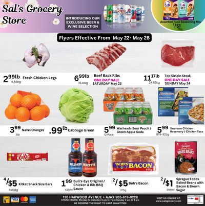Sal's Grocery Flyer May 22 to 28