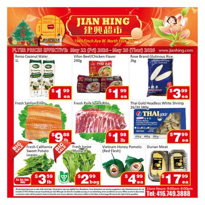 Jian Hing Supermarket (North York) Flyer May 22 to 28