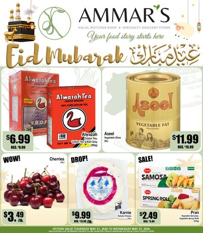 Ammar's Halal Meats Flyer May 21 to 27
