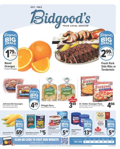 Bidgood's Flyer May 21 to 27