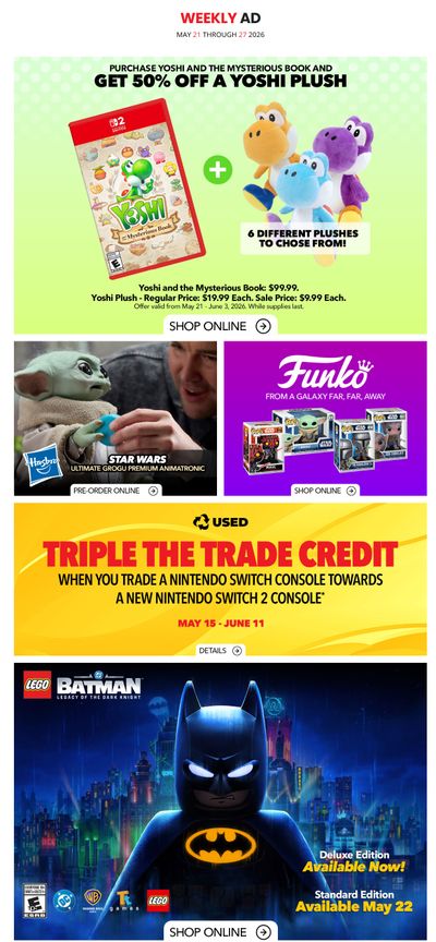 EB Games Flyer May 21 to 27