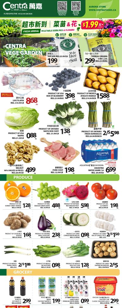 Centra Foods (Aurora) Flyer May 22 to 28