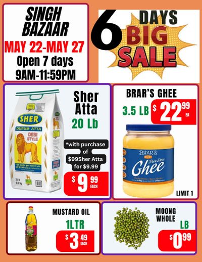 Singh Bazaar Flyer May 22 to 27
