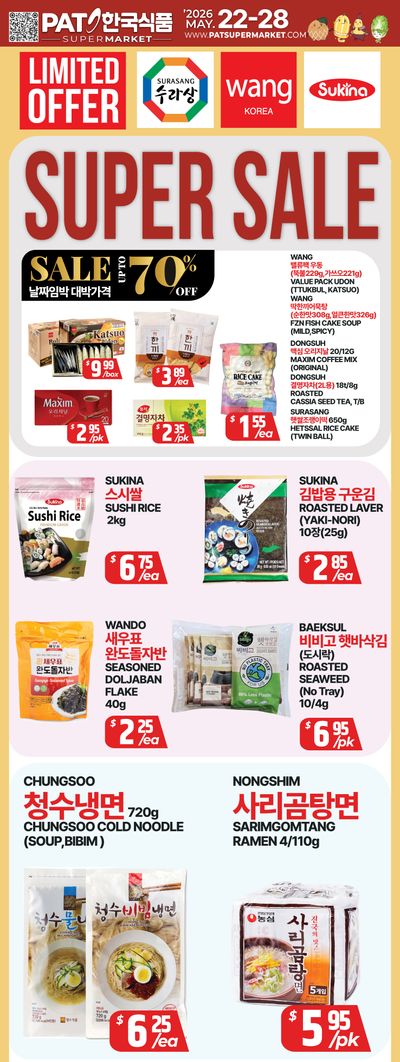 PAT Mart Flyer May 22 to 28