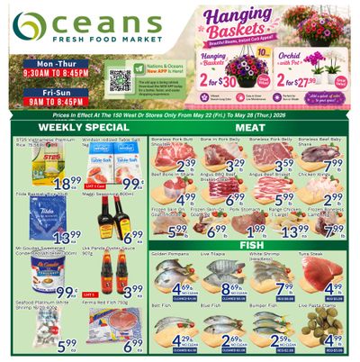 Oceans Fresh Food Market (Brampton) Flyer May 22 to 28