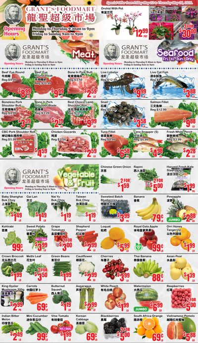 Grant's Food Mart Flyer May 22 to 28