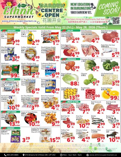 Ethnic Supermarket (Milton) Flyer May 22 to 28