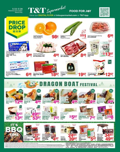 T&T Supermarket (London & Waterloo) Flyer May 22 to 28
