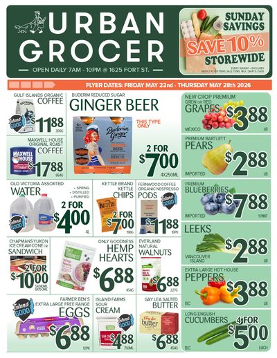 Urban Grocer Flyer May 22 to 28