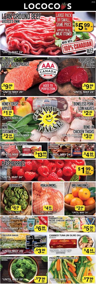 Lococo's Flyer May 22 to 28