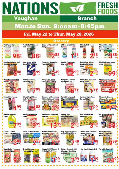 Nations Fresh Foods (Vaughan) Flyer May 22 to 28