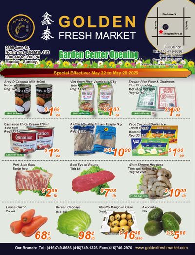 Golden Fresh Market Flyer May 22 to 28