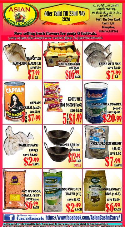 Asian Cash & Carry Flyer May 22 to 28