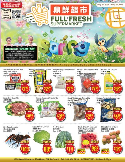 Full Fresh Supermarket Flyer May 22 to 28