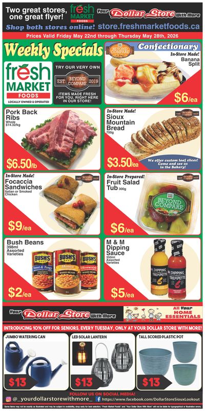 Fresh Market Foods Flyer May 22 to 28