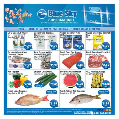 Blue Sky Supermarket (North York) Flyer May 22 to 28
