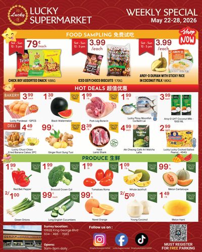 Lucky Supermarket (Surrey) Flyer May 22 to 28