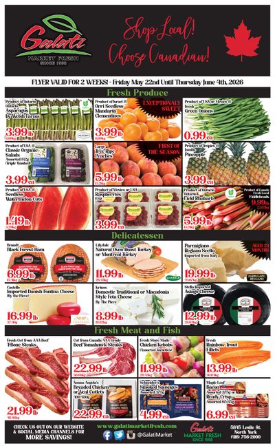Galati Market Fresh Flyer May 22 to June 4