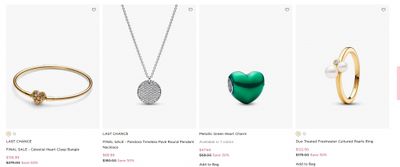 Pandora Canada: Sale up to 50% off + Free Gift with Moana Purchase