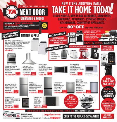 TA Appliances Flyer May 25 to 31
