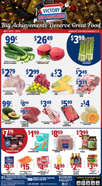Victory Meat Market Flyer May 26 to 30