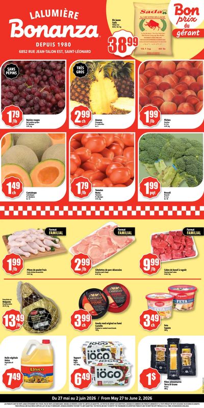 Bonanza Flyer May 27 to June 2