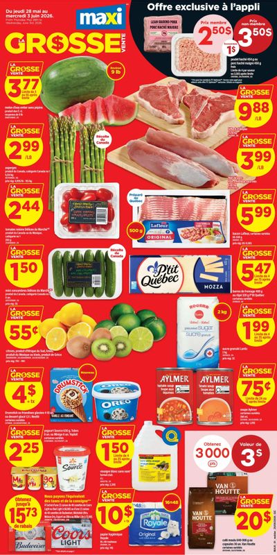 Maxi Flyer May 28 to June 3
