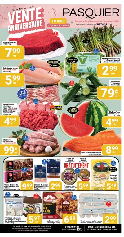 Pasquier Flyer May 28 to June 3