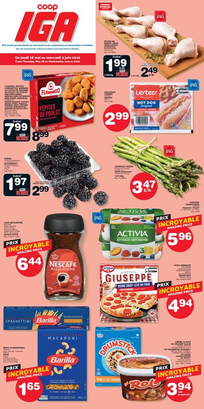 Coop IGA (QC) Flyer May 28 to June 3