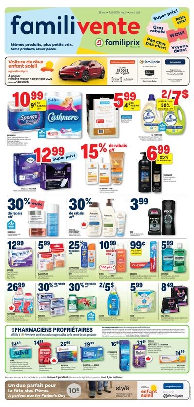 Familiprix Sante Flyer May 28 to June 3