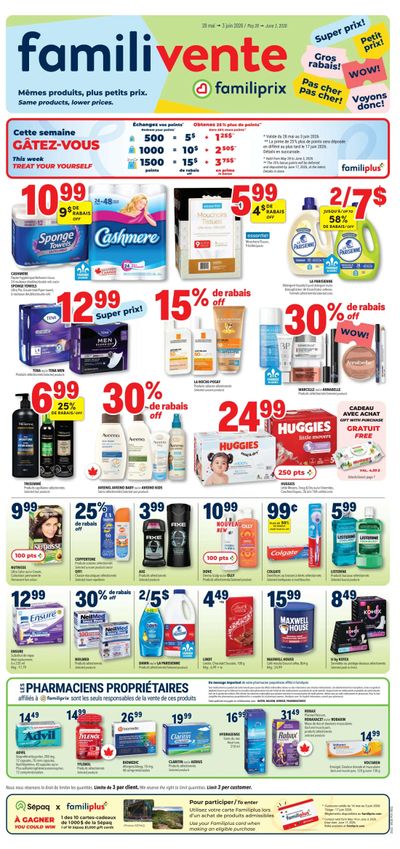 Familiprix Flyer May 28 to June 3