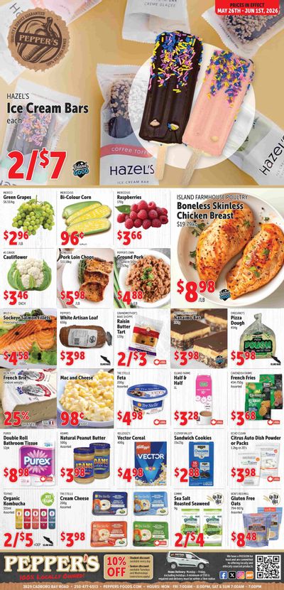 Pepper's Foods Flyer May 26 to June 1