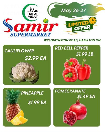 Samir Supermarket (Hamilton) Flyer May 26 and 27