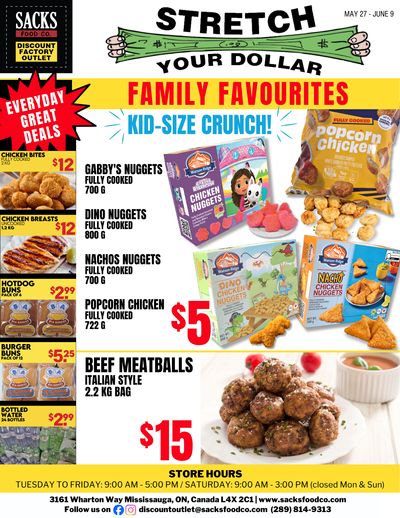 Sacks Food Co. Flyer May 27 to June 9