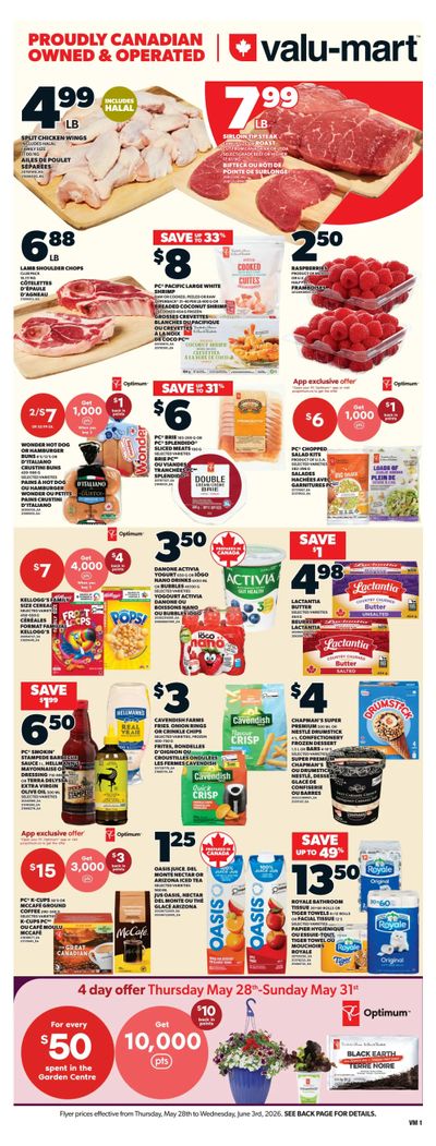 Valu-mart Flyer May 28 to June 3