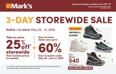 Mark's Flyer May 28 to June 3