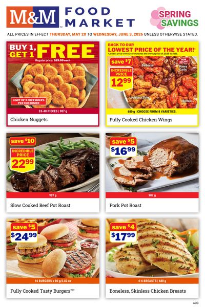 M&M Food Market (Atlantic, ON & West) Flyer May 28 to June 3