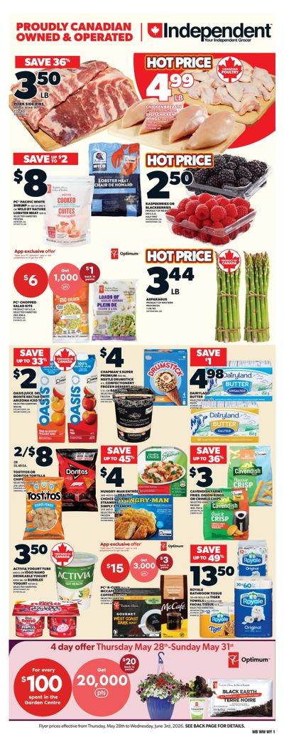 Independent Grocer (West) Flyer May 28 to June 3