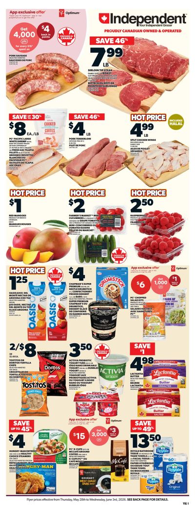 Independent Grocer (ON) Flyer May 28 to June 3