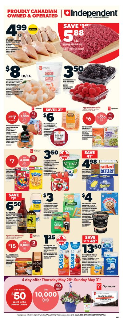 Independent Grocer (Atlantic) Flyer May 28 to June 3