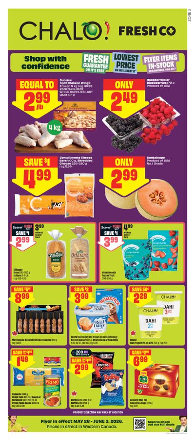 Chalo! FreshCo (West) Flyer May 28 to June 3