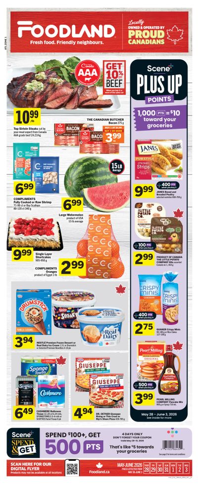 Foodland (Atlantic) Flyer May 28 to June 3