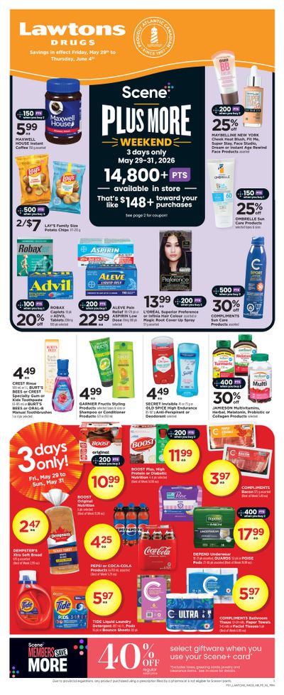 Lawtons Drugs (PE) Flyer May 29 to June 4