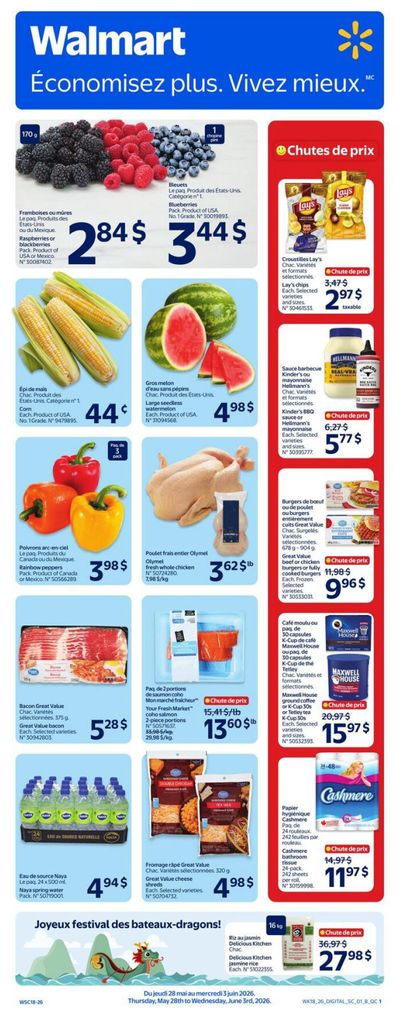 Walmart (QC) Flyer May 28 to June 3