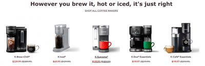 Keurig Canada: Save up to $100 on Select Coffee Makers