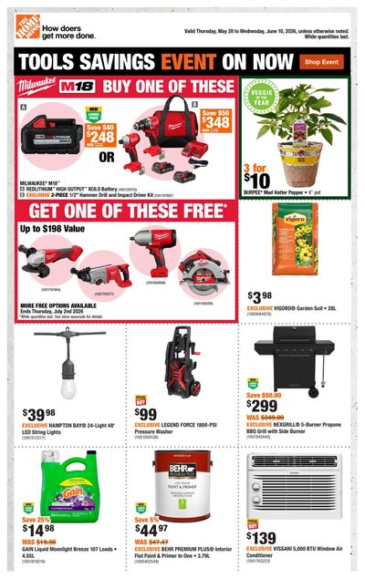 Home Depot (Atlantic) Flyer May 28 to June 10