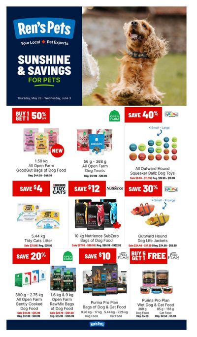 Ren's Pets Flyer May 28 to June 3